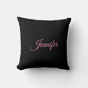 Professional minimalist handwriting feminine cushion