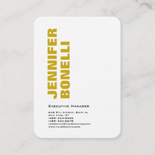 Professional minimalist modern bold business card