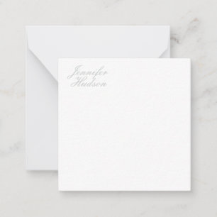 Professional minimalist modern calligraphy name card