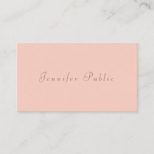 Professional Minimalist Modern Elegant Simple Business Card