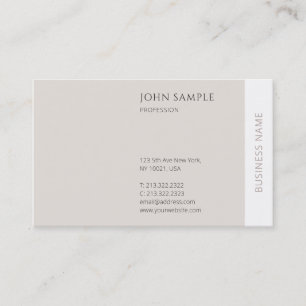 Professional Minimalist Modern Elegant Trendy Business Card