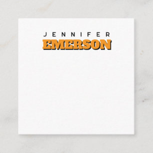 Professional minimalist modern plain  enclosure card