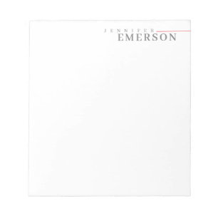 Professional minimalist modern plain notepad