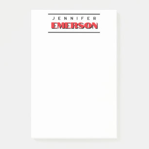 Professional minimalist modern plain  post-it notes
