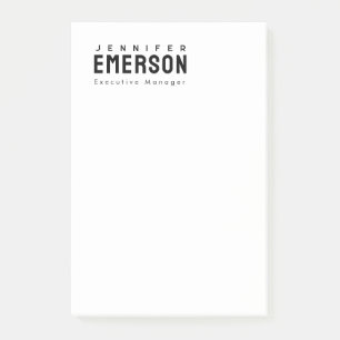 Professional minimalist modern plain  post-it notes
