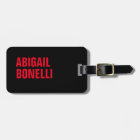 Professional minimalist red black modern