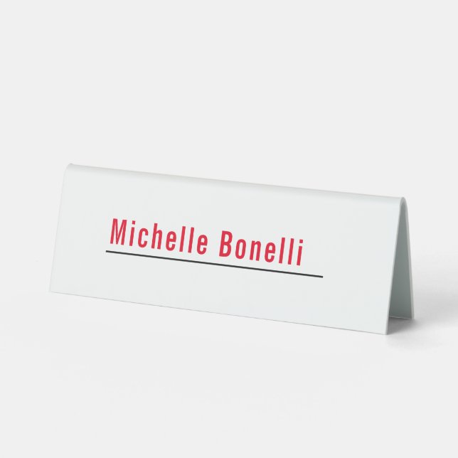 Professional Minimalist Simple White Modern Plain (Front)