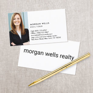 Professional Minimalistic Photo  Business Card