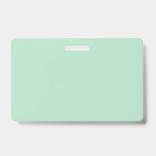 Professional Mint Green Name Badge ID Badge