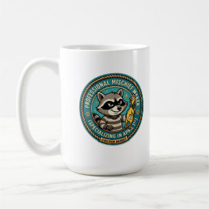 Professional Mischief Maker Raccoon Funny  Coffee Mug