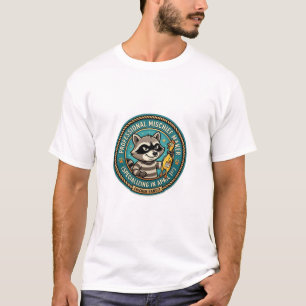 Professional Mischief Maker Racoon Funny Tee