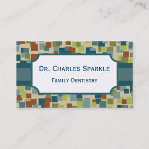 Professional Mod Mosaic Business Cards