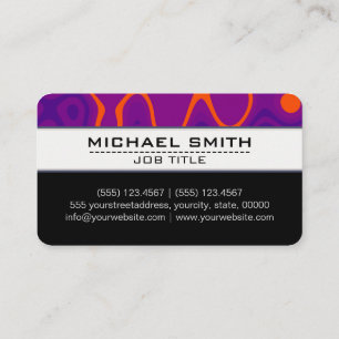 Professional Modern Abstract Art Elegant #41 Business Card