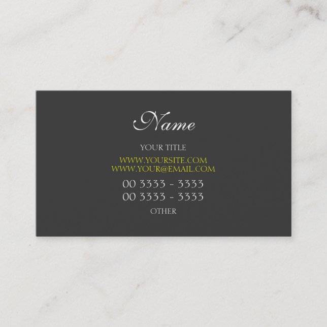 Professional Modern and Elegant 3 Business Card (Front)