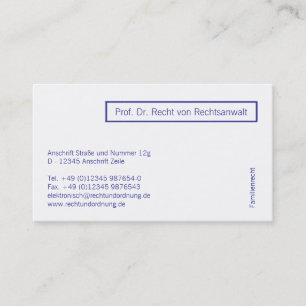 professional modern business card