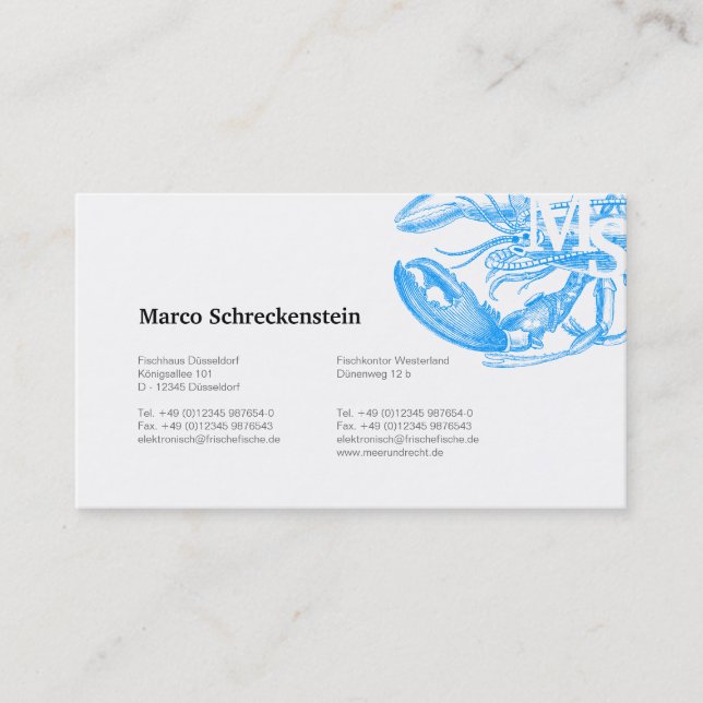 professional modern business card (Front)