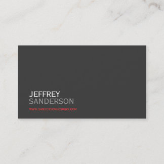 Professional Modern Business Card