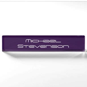 Professional Modern Business Desk Nameplate