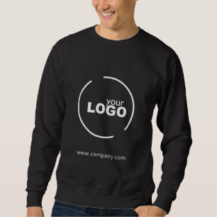 Professional Modern Business Logo Black Sweatshirt