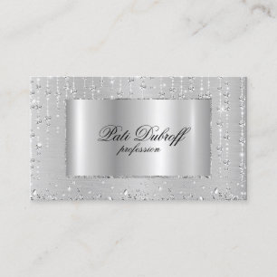 Professional Modern Corporate Silver Business Card