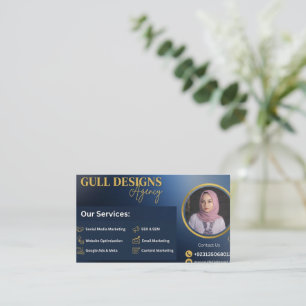 Professional Modern Digital Marketing Agency Business Card