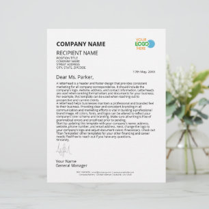 Professional Modern Editable Letterhead Template