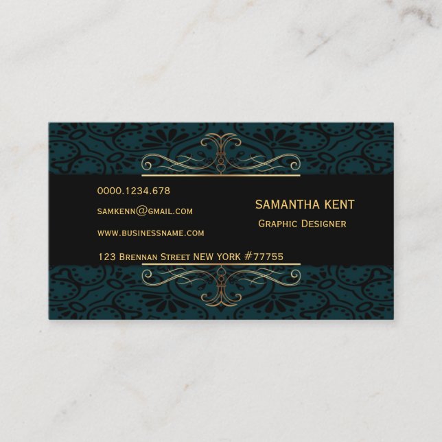 Professional Modern Elegant Business Card (Front)