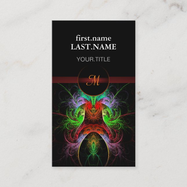 Professional Modern Elegant Cool Carnaval Business Card (Front)