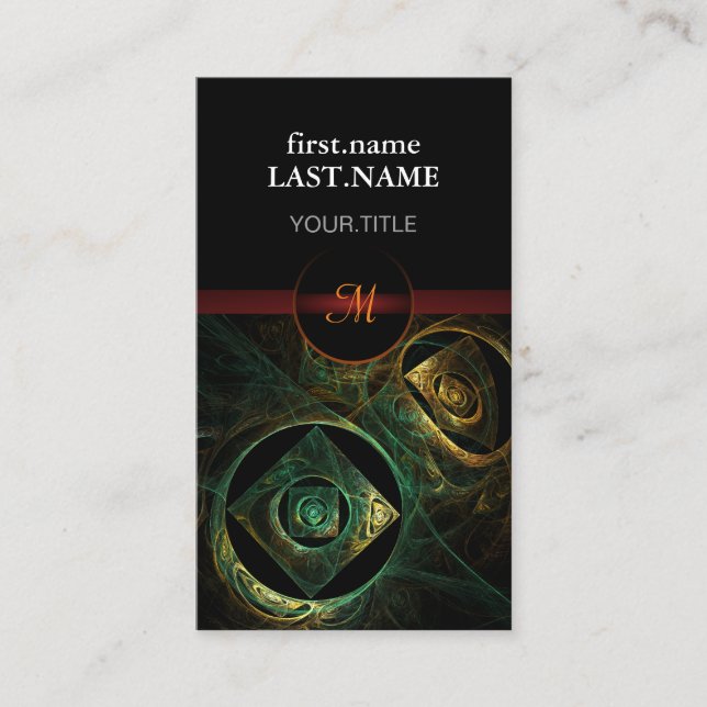 Professional Modern Elegant Cool DJ Business Card (Front)