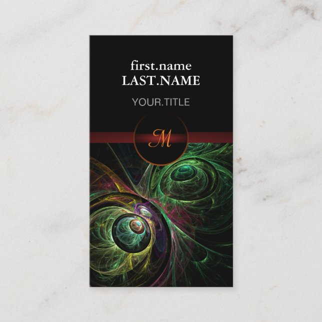Professional Modern Elegant Cool Eye to Eye Business Card (Front)