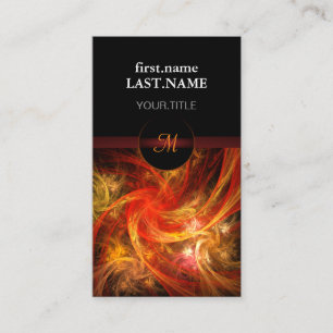 Professional Modern Elegant Cool Firestorm Business Card