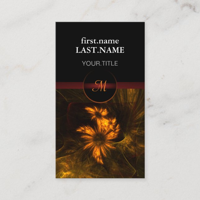 Professional Modern Elegant Cool Garden Business Card (Front)