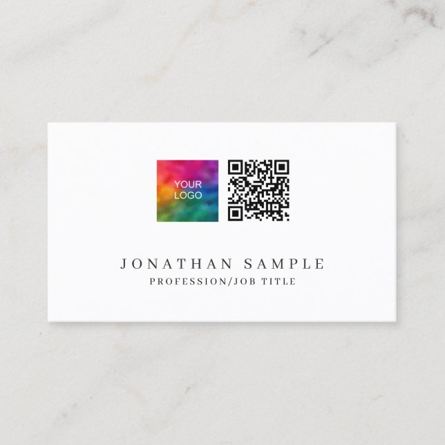 Professional Modern Elegant Design Template Cute Business Card (Front)