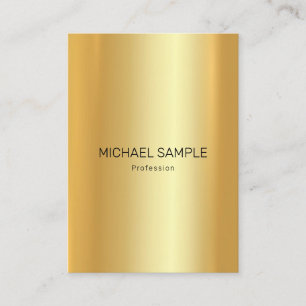 Professional Modern Elegant Gold Template Glamour Business Card