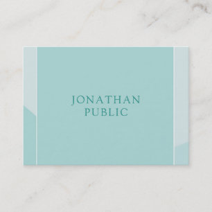 Professional Modern Elegant Green Simple Template Business Card
