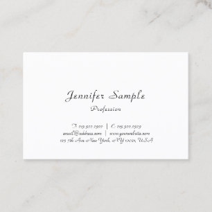 Professional Modern Elegant Minimalist Template Business Card