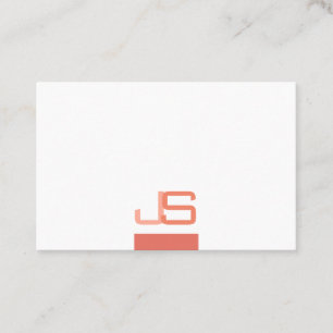 Professional Modern Elegant Monogram Template Business Card