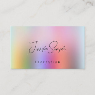 Professional Modern Elegant Template Calligraphy Business Card