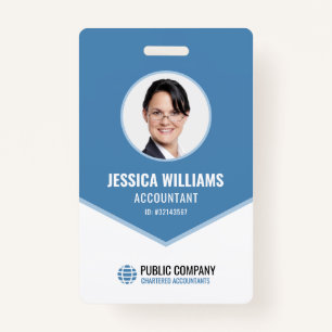 Professional Modern Employee Event Staff ID ID Badge