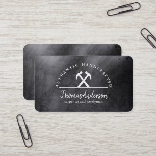 Professional Modern Home Repair Handyman Business Card