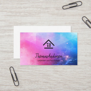 Professional Modern Home Repair Handyman Business Card