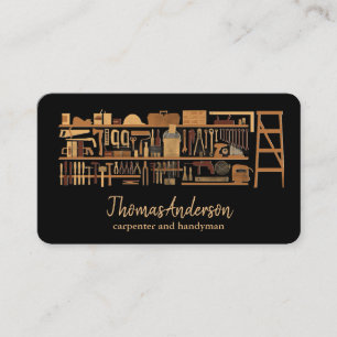 Professional Modern Home Repair Handyman Business Card