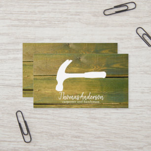 Professional Modern Home Repair Handyman Business Card