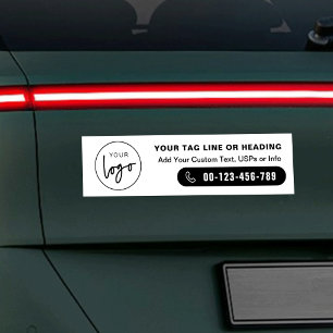 Professional Modern Logo Company Car Bumper Sticker