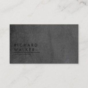 Professional Modern Minimal Chalkboard Elegant Business Card