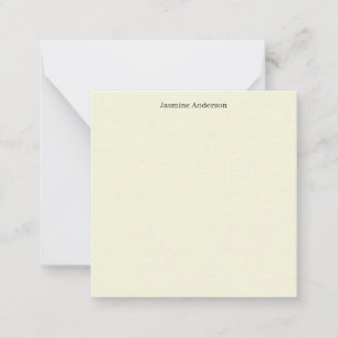 Professional Modern Minimalist Beige Color Card