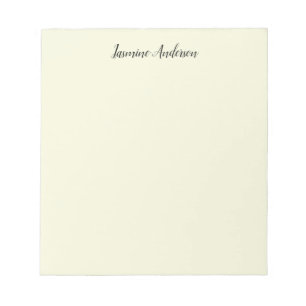 Professional Modern Minimalist Beige Colour Notepad