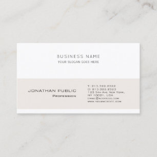 Professional Modern Minimalist Elegant Template Business Card