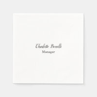 Professional Modern Minimalist Handwriting Name
