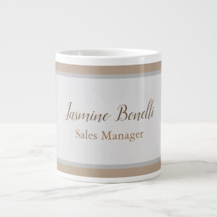 Professional Modern Minimalist Large Coffee Mug